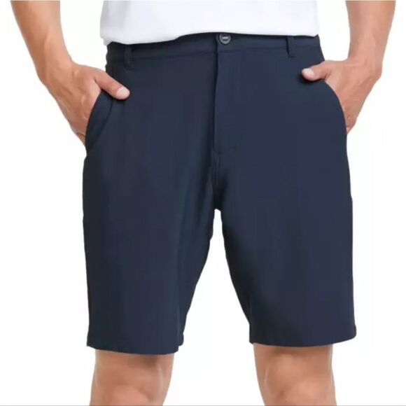 NWT PUMA GOLF MENS SOLID TECH SHORTS Navy - Picture 1 of 5